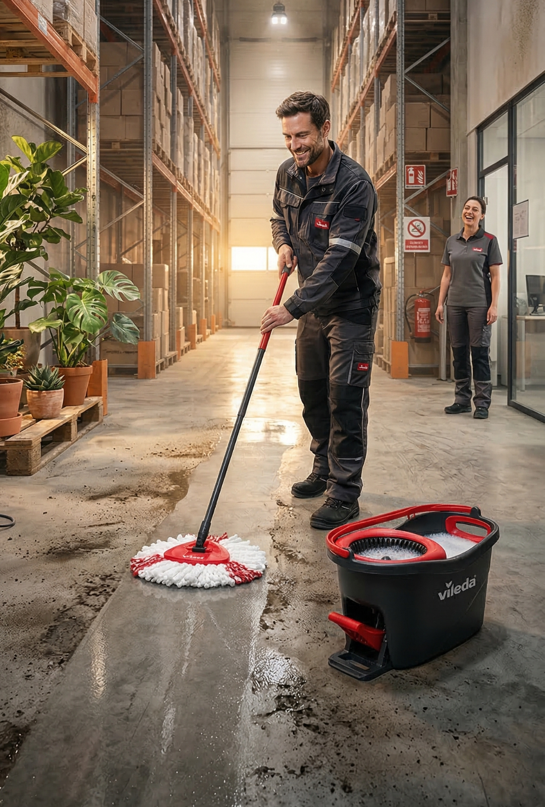 Швабра з відром Vileda Easy Wring & Clean Turbo